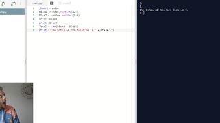 Making algorithms - Rolling a dice