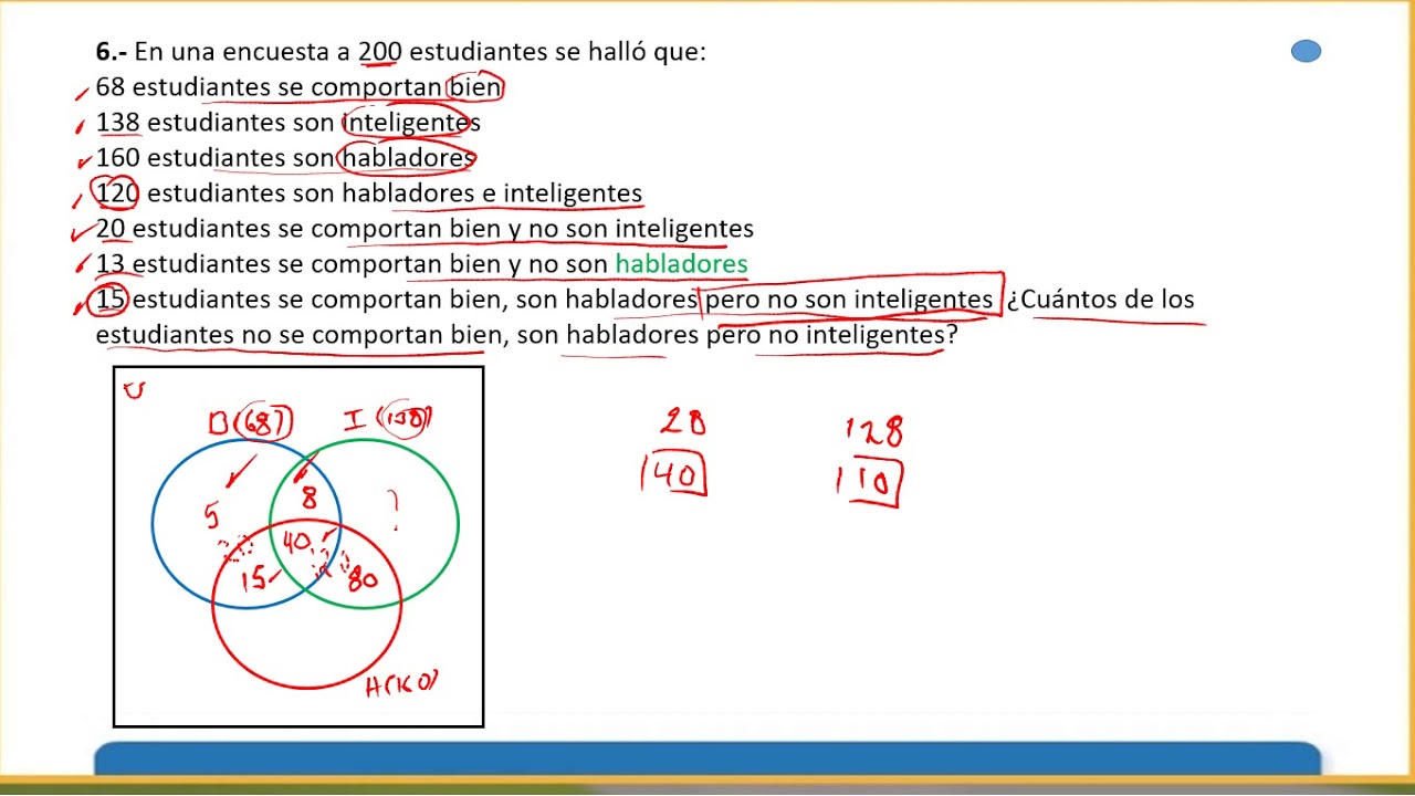 Teoría De Conjuntos. Problemas De Aplicación - YouTube