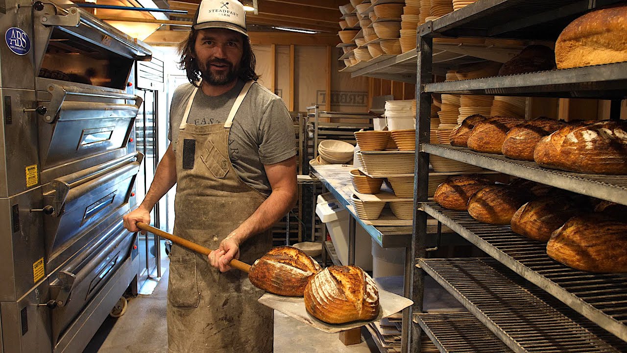 Artisan Sourdough Bread Process From Start To Finish Proof Bread