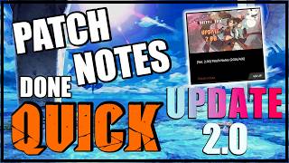 Patch Notes Done Quick - GGST Update 2.0