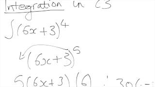 How to integrate linear functions - A2 Maths - Integration