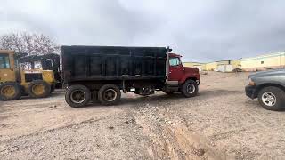 1987 Navistar International F-2674 dump truck - Besse Forest Products – Goodman, WI – 12/10/2024