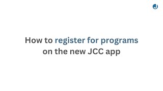 Program registration