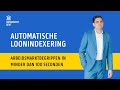 Automatische loonindexering – Arbeidsmarktbegrippen in minder dan 100 seconden