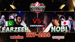 Farzeen (Victor) 🇵🇰vs 🇯🇵 Nobi (Dragunov) - Tekken 8 Action Hits Its Peak at TWT 2024 World Tour