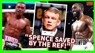 SHOCKER! ERROL SPENCE "SAVED FROM KNOCKOUT" AGAINST UGAS,  LOSES TO TERENCE CRAWFORD SAYS ATLAS!