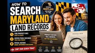 How to search Maryland land records