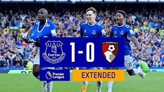 EXTENDED HIGHLIGHTS: EVERTON 1-0 BOURNEMOUTH