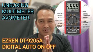 Unboxing multimeter EZREN DT-9205A