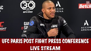 UFC Paris: Gane vs. Spivac Post Fight Press Conference Live Stream