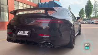 Mercedes Benz AMG GT50 with full set Exhaust System cold start sound check