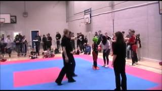 Edinburgh WKU 2016 - Semi Contact Individual -40kg - Oliver Stuart (TKS) vs (Lion's Den)