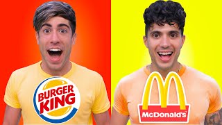 QUIEN COME MÁS COMIDA MC DONALD'S VS BURGER KING