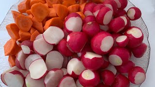 How To Cook Cherry Belle Radish /Nấu Món Ăn Từ Củ Cải Cherry Radish