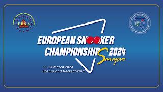 European Snooker Championship - U16 Groups : Jenson Schmid vs Joel Williams