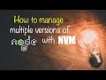 How to manage multiple Nodejs versions using NVM