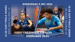 Eredivisie voorjaar 2024: Finales dames en heren