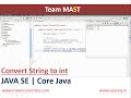 Converting String to Int in Java? | Team MAST