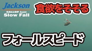 ルアー水中アクション【ギャロップアシストスローフォール】【ジャクソン】