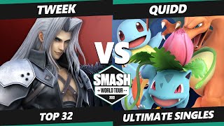 SWT NA Northeast Online Top 32 - Tweek (Diddy, Sephiroth, Wolf) Vs Quidd (PT, Pac-Man) SSBU Ultimate