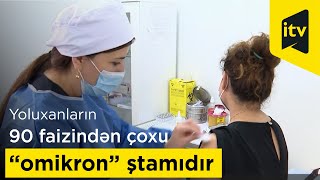 Ölkədə koronavirusa yoluxmanın 90 faizindən çoxu “omikron” ştamıdır