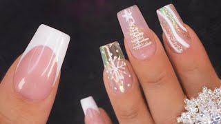 Elegant Christmas Nails / Natural Style