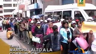 Tacna: Realizan marcha \