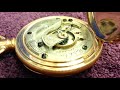 1892 elgin 18s 17 jewel adjusted grade 124 pocket watch only 13000 made...