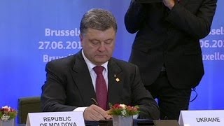 أوكرانيا ومولدافيا وجورجيا توقع على اتفاق الشراكة مع الإتحاد الأوروبي رغم  تحذيرات روسيا