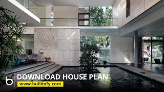 Luxury Aqua Grid House with Water Courtyards, Koregaon Park, Pune | Mindspace Architects(Home Tour).