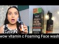 Wow Skin Science Brightening Vitamin C Foaming Face Wash With In Built Face Brush Review & Demo