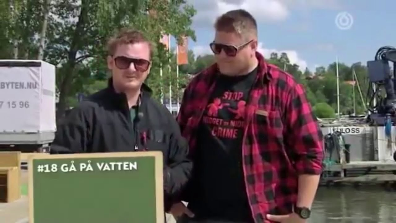 Gå På Vatten • 99 Saker Med Erik Och Mackan - YouTube