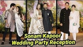 Bollywood Couples At Sonam Kapoor Wedding Reception | Full Video