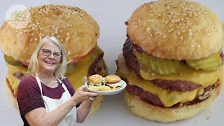 Meat vs. Beyond: Ultimate Double Cheeseburger Showdown