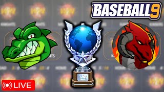 🔴 LIVE 🔴 Playing the HARDEST Team in Baseball 9! | World 3 Playoffs