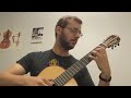 Sor 1 (Segovia) on Robert Hamm guitar, spruce top from 2017