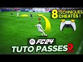 Les 8 Techniques de PASSES EFFICACES sur FC 24 ✨✅ - TUTO CONSTRUCTION