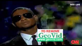 Usher chokes up during performance At Michel Jacks Memories/ Fabulous perfomance