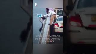 Watch: Dramatic Rescue of Mumbai Woman Trying to Jump Off a Bridge | Subscribe to Firstpost