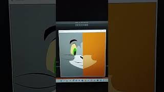 Draw Tom and Jerry using Python #tomandjerry #shorts #python