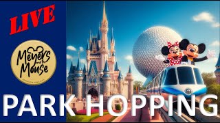 Disney Park Hop LIVE! Magic Kingdom to EPCOT Adventure!