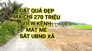 bán đất tiền giang | bể nợ 🍀 chị Huệ bán XÃ LỖ đất nền sát UBND 270 triệu | Phương Lâm BDS