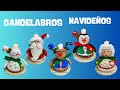 COMO HACER CANDELABROS NAVIDEÑOS.