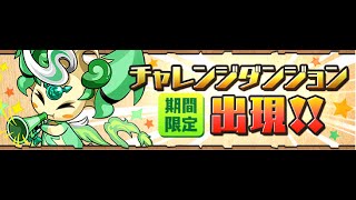 【パズドラ】第２３回チャレンジダンジョンＬv10【７×６マス】ノーコン【覚醒ツクヨミＰＴ】