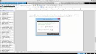 Getting Started: Using QuickLists in your addenda