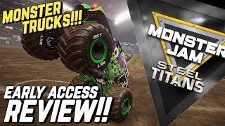 MONSTER JAM Steel Titans - GAME REVIEW - Wholesome Monster Truck Fun!