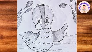 Cute Duck Drawing with pencil//Duck Drawing