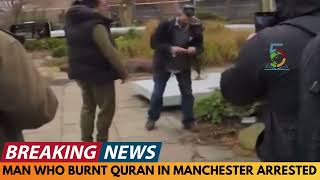 BREAKING NEWS: BOOK BURNING MAN FROM MANCHESTER ARRESTED