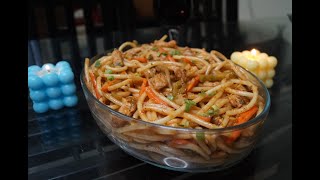 Chicken Spaghetti| Chicken Noodles| Al-Afras Recipes.