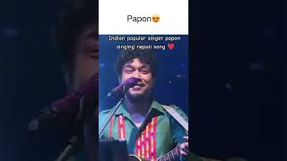 Indian popular singer papon singing nepali song#shorts #nepal